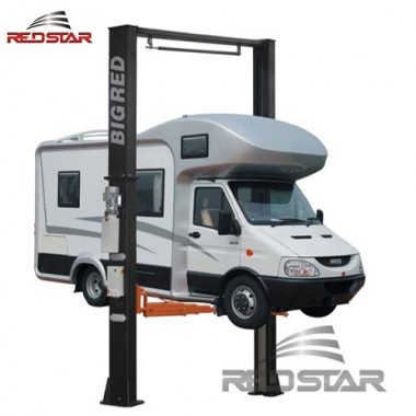 Cầu nâng 2 trụ BIGRED 6 tấn Cáp cổng - Điều khiển 24V- BR-2600CE